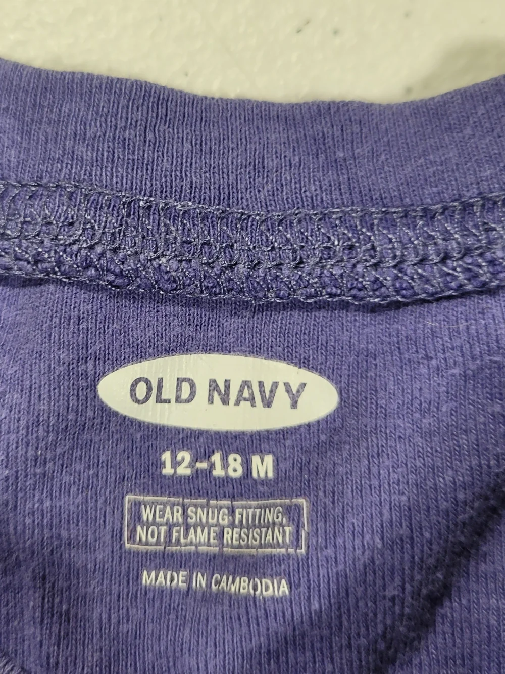 Old Navy Purple Short Sleeve Tee with Woodland & Mythical Animal Line Art